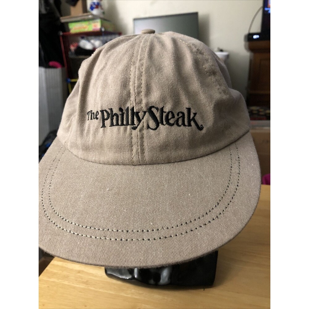 Vintage Rare The Philly Steak Logo Hat Adjustable Made in USA New Unworn